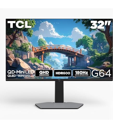 Amazon.com: TCL 32” G64 Series QHD HDR QD-Mini LED Gaming Monitor